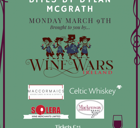 Wine Wars Tasting 9th March